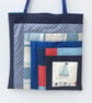 Large tote, baby bag, beach bag, shopping bag, nautical  - Image 1