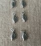 Sterling silver shell charms - jewellery making