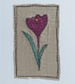 Embroidered Crocus Card - Image 1