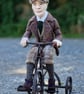 Peaky Biker - Large Wool Sculpture by Furzie - Image 5