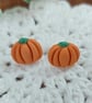 Pumpkin stud earrings