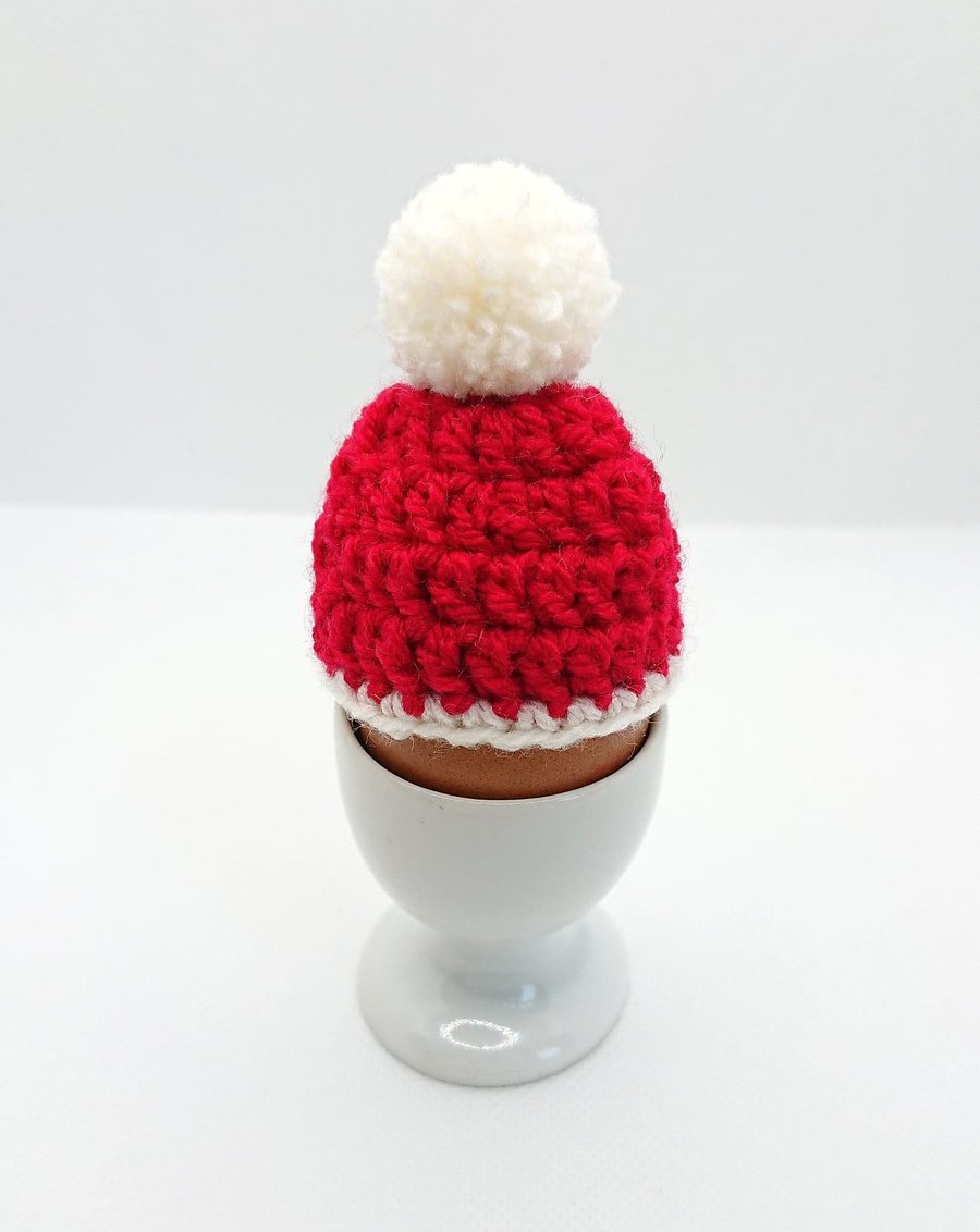 Crochet Christmas Egg Cosy