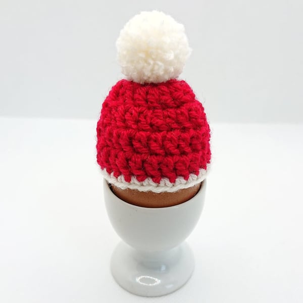 Crochet Christmas Egg Cosy