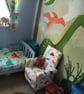 Kids Chair Armchair Black Faux Leather Children's Child's Bedroom Nursery Boys - Image 5