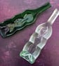 Handmade Fused Glass Wavy Recycled Wine Bottle Dish - Slumped Bottle Spoon Rest - Image 7