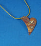 Cross My Heart  Brass and Silver Pendant - Image 3