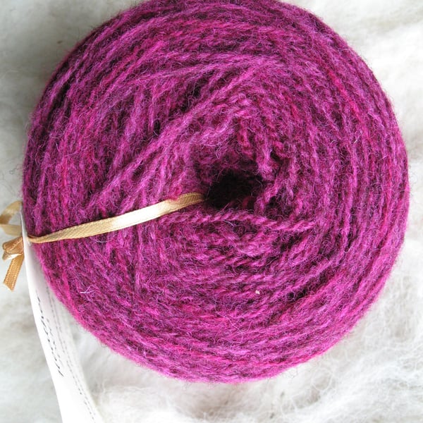 Hand-dyed Pure Jacob Double Knitting (Sport) Wool Heather 100g