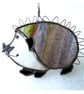  Hedgehog Suncatcher Stained Glass Handmade gift - Image 8