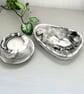 Black & White Marbled Triangular Tray Set with Tea light Holder and Candle Plate
