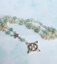 Witch Knot and Aventurine Necklace, Pagan Jewellery - Image 4
