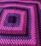 Copy of "Handmade Crochet Granny Square Blanket: Blueberry Cake Yarn Throw (38x3 - Image 2