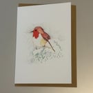 Christmas Robin A5 Christmas Greeting Cards 