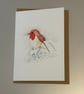 Christmas Robin A5 Christmas Greeting Cards 