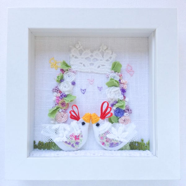 Commission for Ann.  Wedding Chicks.