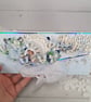 Handmade Wedding Money Wallet Card (127) Elegant Blue Wedding Gift Envelope. - Image 6