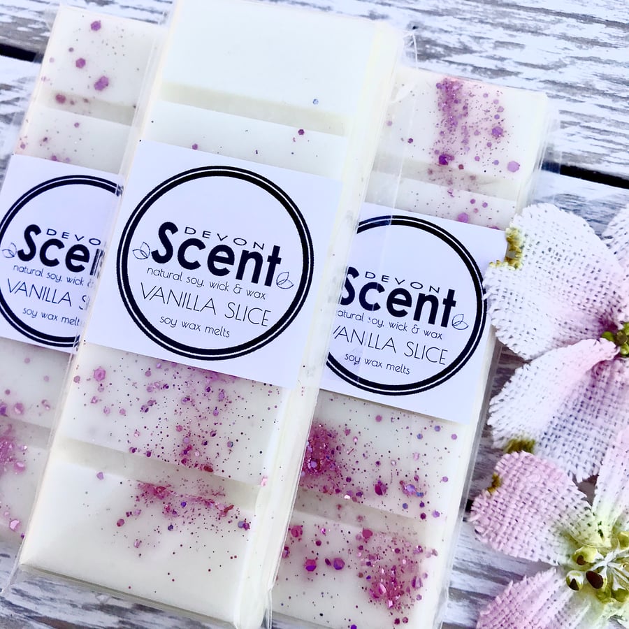  Vanilla Slice Snap Bar Wax Melts 