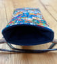 Mediterranean Village Style Quilted Fabric Glasses Case - Image 5