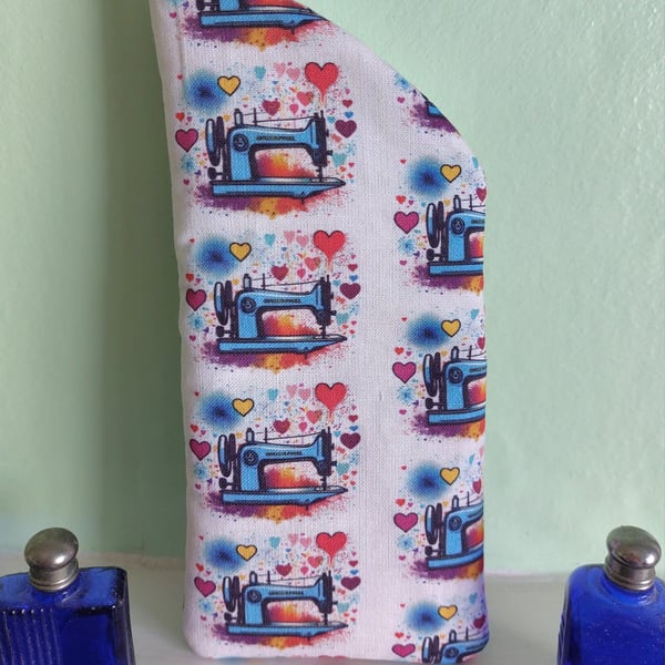 Sewing Themed Glasses Case 