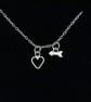Handmade Heart & Arrow Stud Earrings and Pendant Set - Image 7