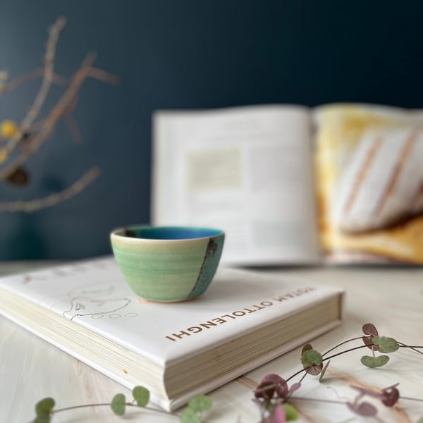 A Ceramic handmade small olive bowl - 02 Skyline - Summer Studio Sale 