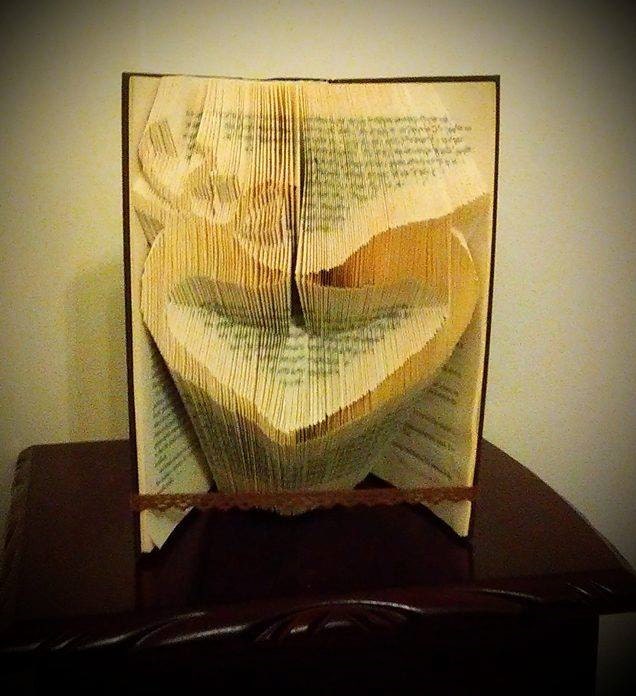 Deer Couple Heart Book Folding Pattern - EMAILED PDF PATTERN