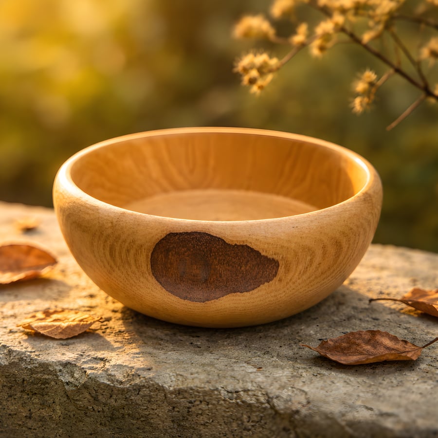 Beautiful unique wooden bowl