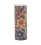 Colourful Retro Floral Sparkle Tumbler - Image 3