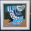 Owl in Flight Greetings Card