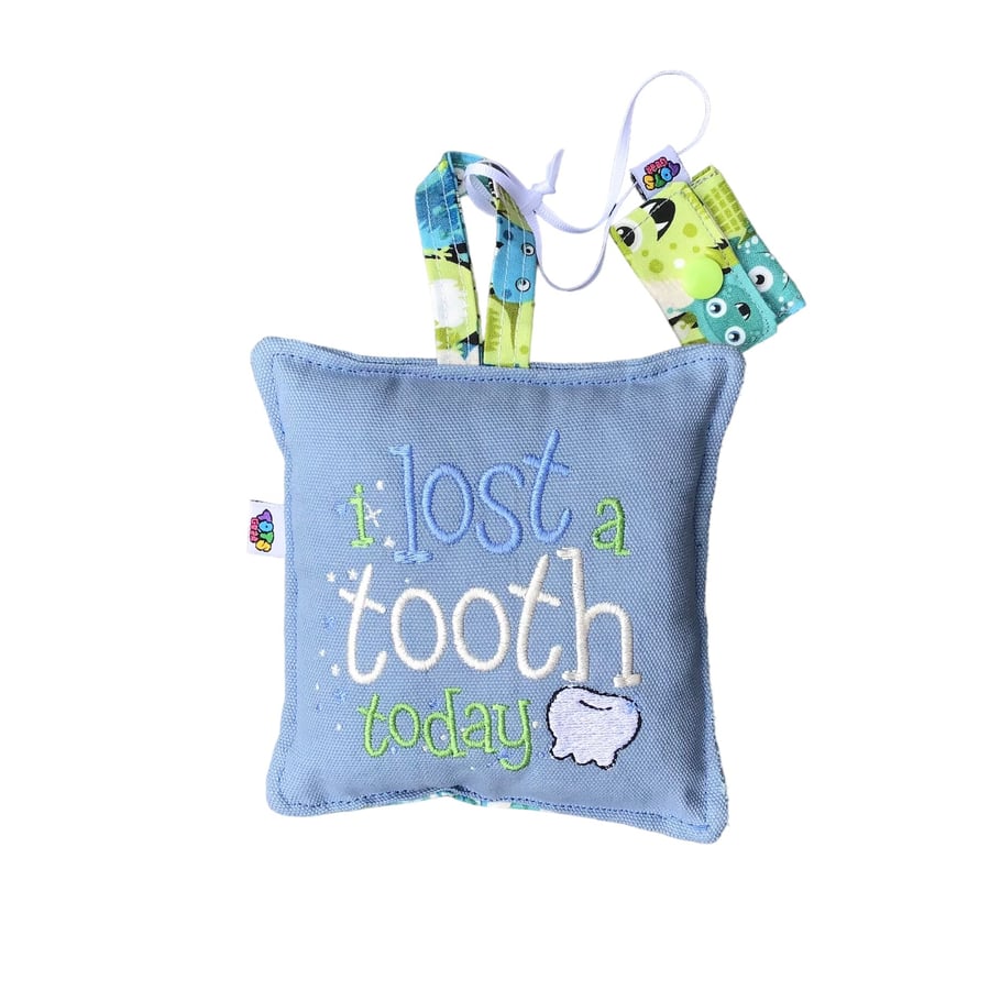 Lost Tooth Cushion with mini Tooth Purse