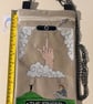 Embroidered Tarot inspired - The Finger - Velour  - Image 2
