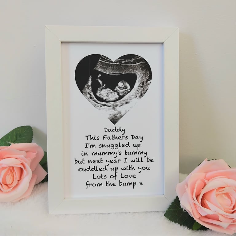 Daddy Frame, Fathers Day Frame, Fathers Day Gift, Baby Bump Fathers Day Gift