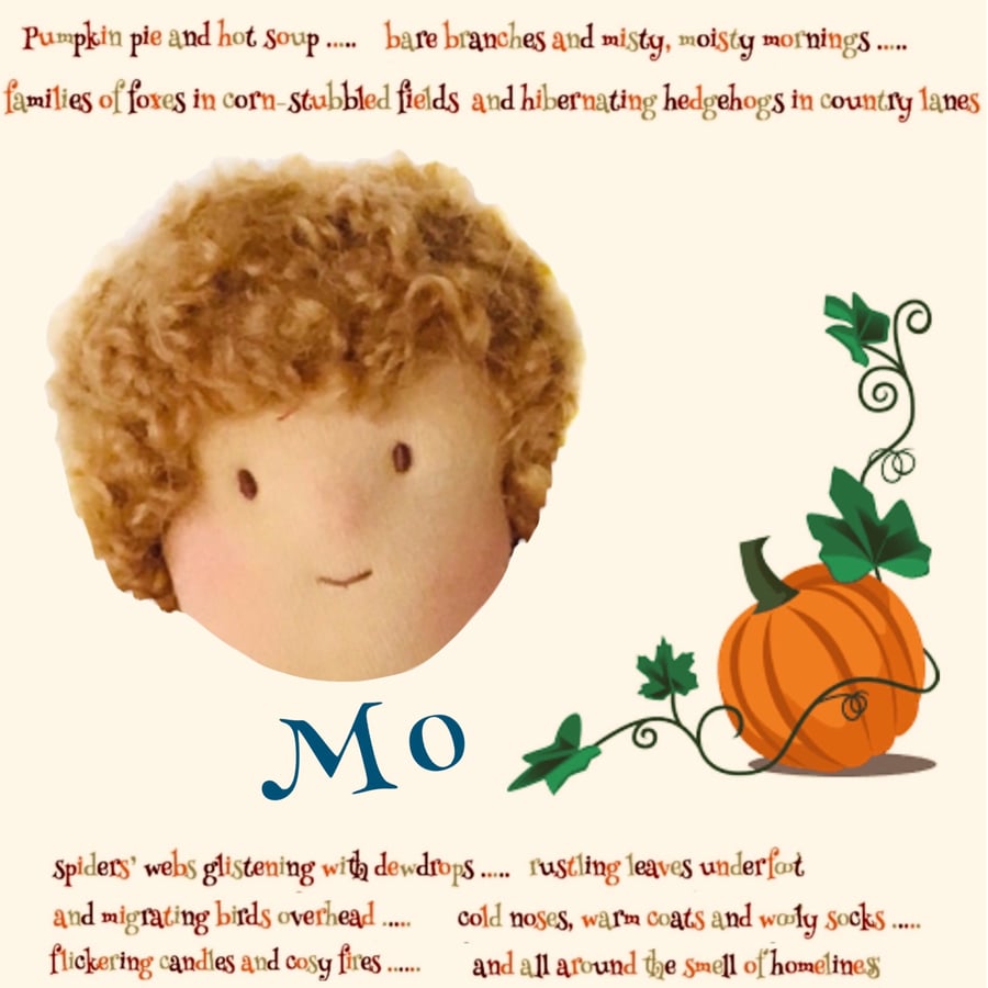 Mo Morris - a handcrafted doll