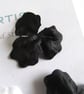 Hand Crafted Silk satin Iris Flowers - Image 3