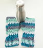 Seaside Surf Hiking Mitts, Fingerless Wrist Warmer Gloves - Image 4