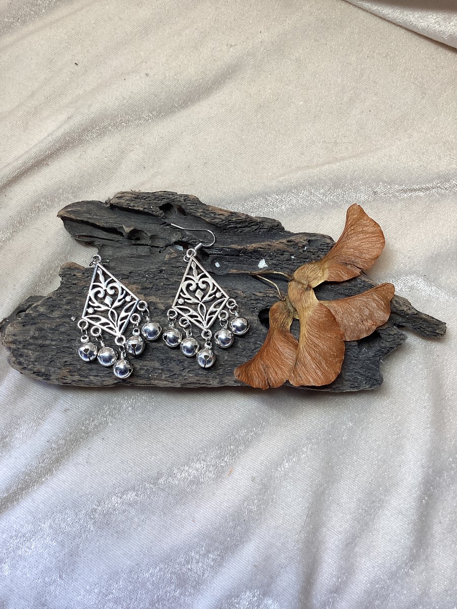  Witches Bell Chandelier earrings. Free Postage. 6