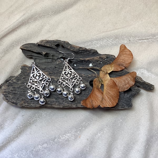  Witches Bell Chandelier earrings. Free Postage. 6