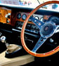 Classic Vintage Jaguar Car Interior Photograph Print