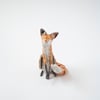 Amie Sitting Paper Mache Fox