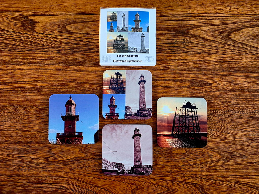 Fleetwood Lighthouses, Set Of 4 Coasters