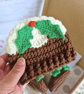 Christmas Pudding Baby Hat and Bootie Set - Image 8