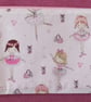 Childs Pastel Pink Pencil Case, Dancing Ballerinas - Image 1