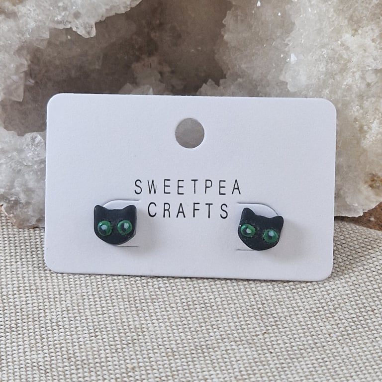 Polymer Clay Earrings: Halloween