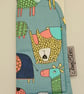 Quirky animal print glasses case. 