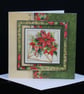 Poinsettias Christmas card - Image 1