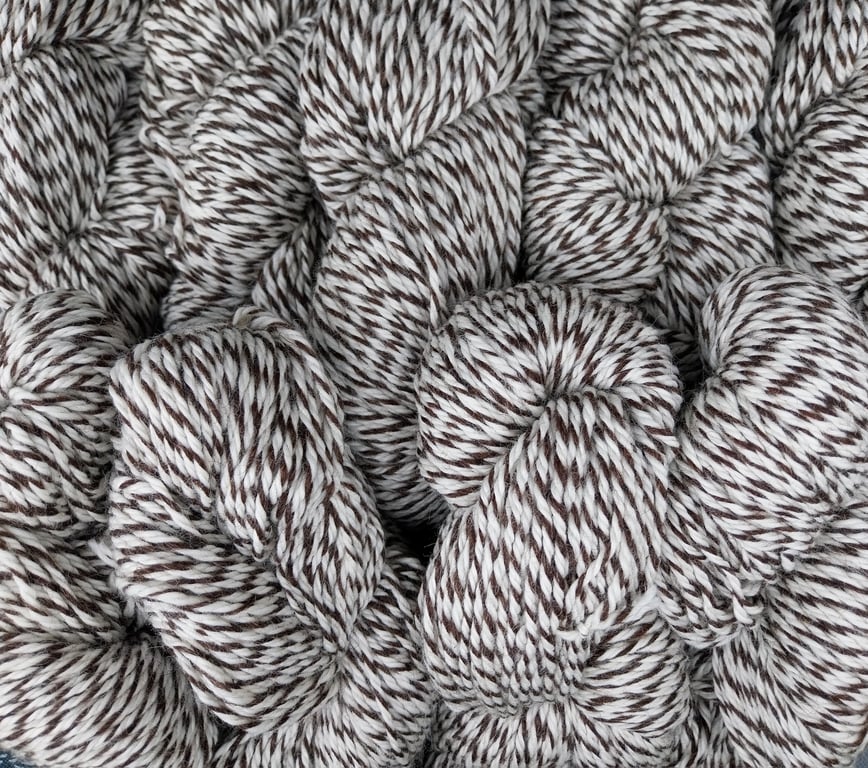 100g undyed skein Welsh Wool Twist ARAN