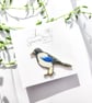 Hand-painted Bird Brooch - Image 1