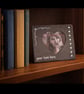 24cm x 19cm Slate photo frame (heart)