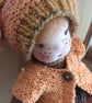 knitted rag doll - saffron - Image 1