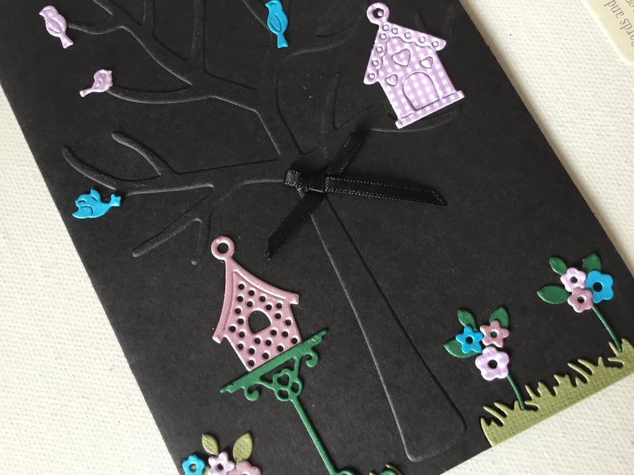 Handmade card. New home. Birthday. Thinking of you. Ref 331