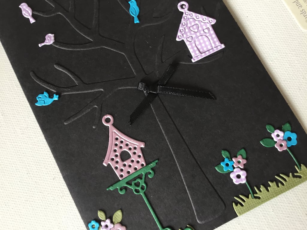 Handmade card. New home. Birthday. Thinking of you. Ref 331